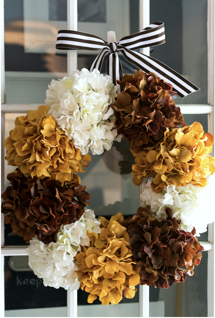 Hydrangea Wreath For Fall DIY
